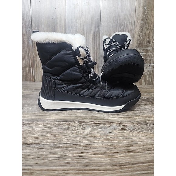 Sorel Kids Black and White Boots - Picture 7 of 12